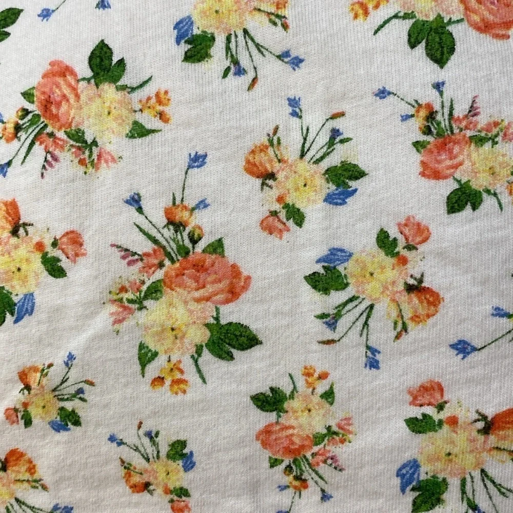 Zara Cottagecore Floral Puff Sleeve Top | Statement Sleeves | Small